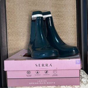 Serra Ladies Rain Boots - Deep Teal